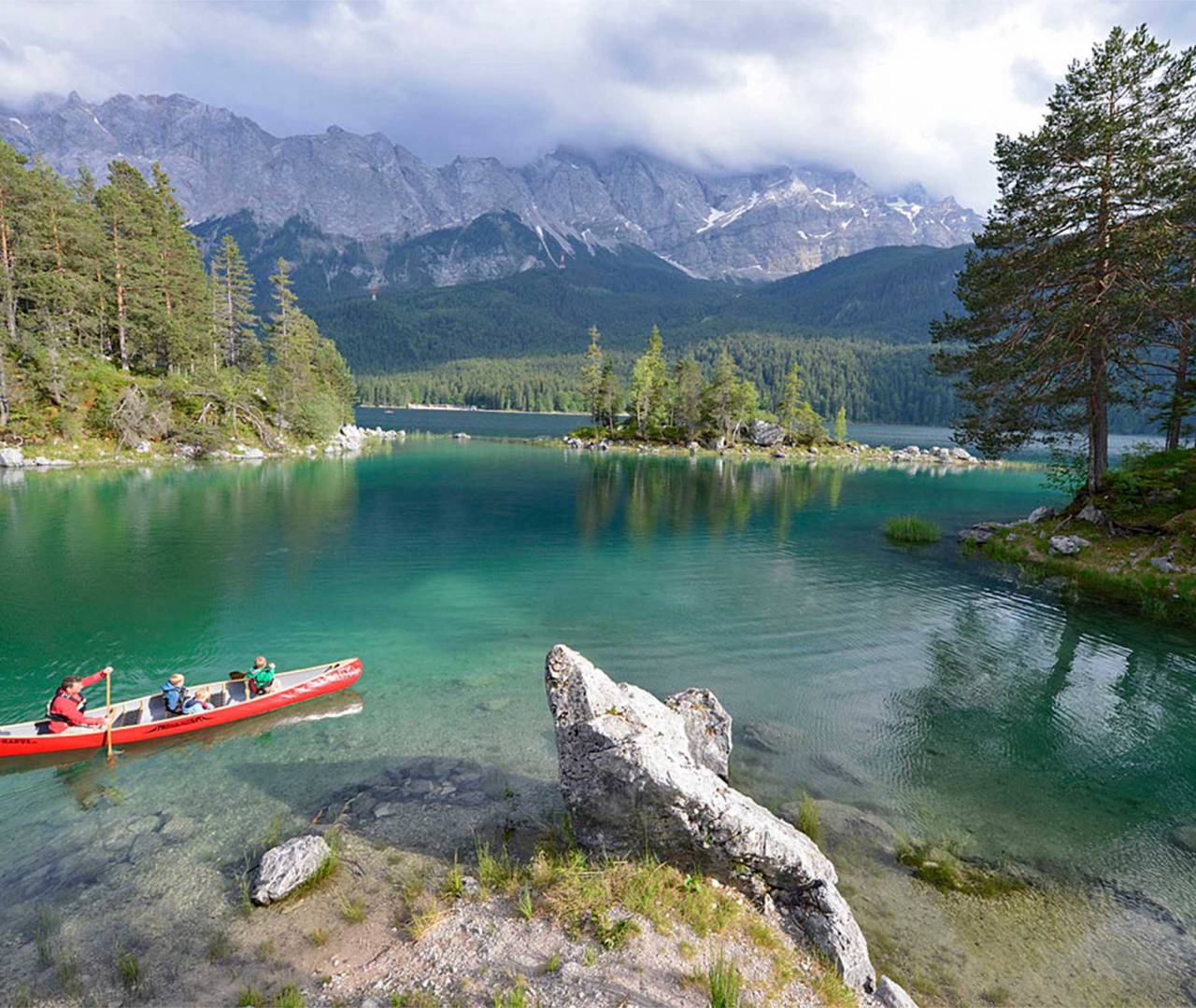 Natur-Highlight an der Zugspitze - Der Eibsee